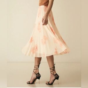Reiss Ava Pleated Skirt Size 4